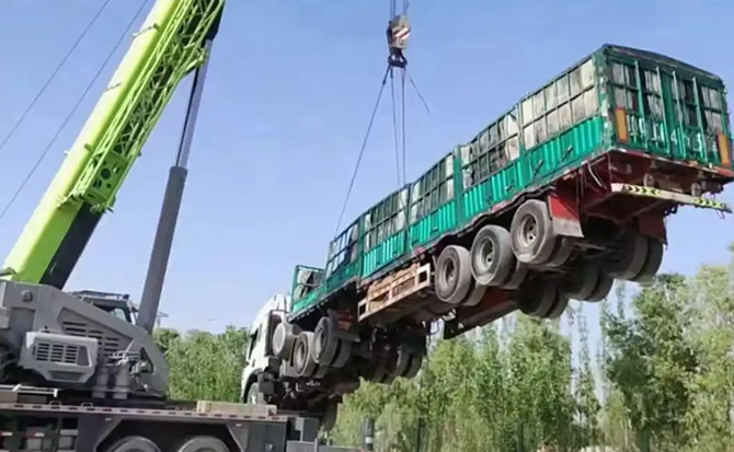 五原道路脱困救援案例
